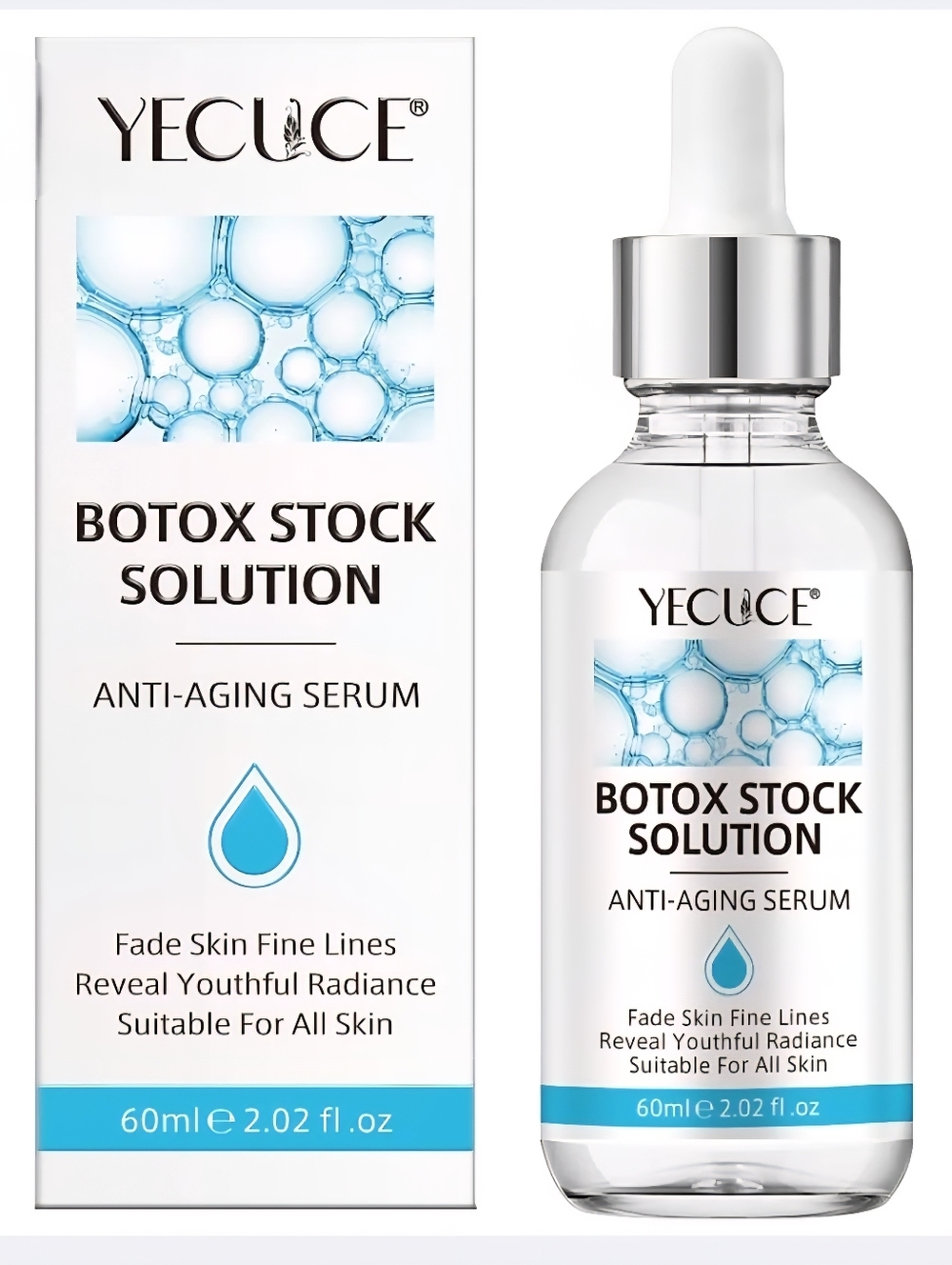Botox Stock Solution Anti-Aging Serum - White & Blue